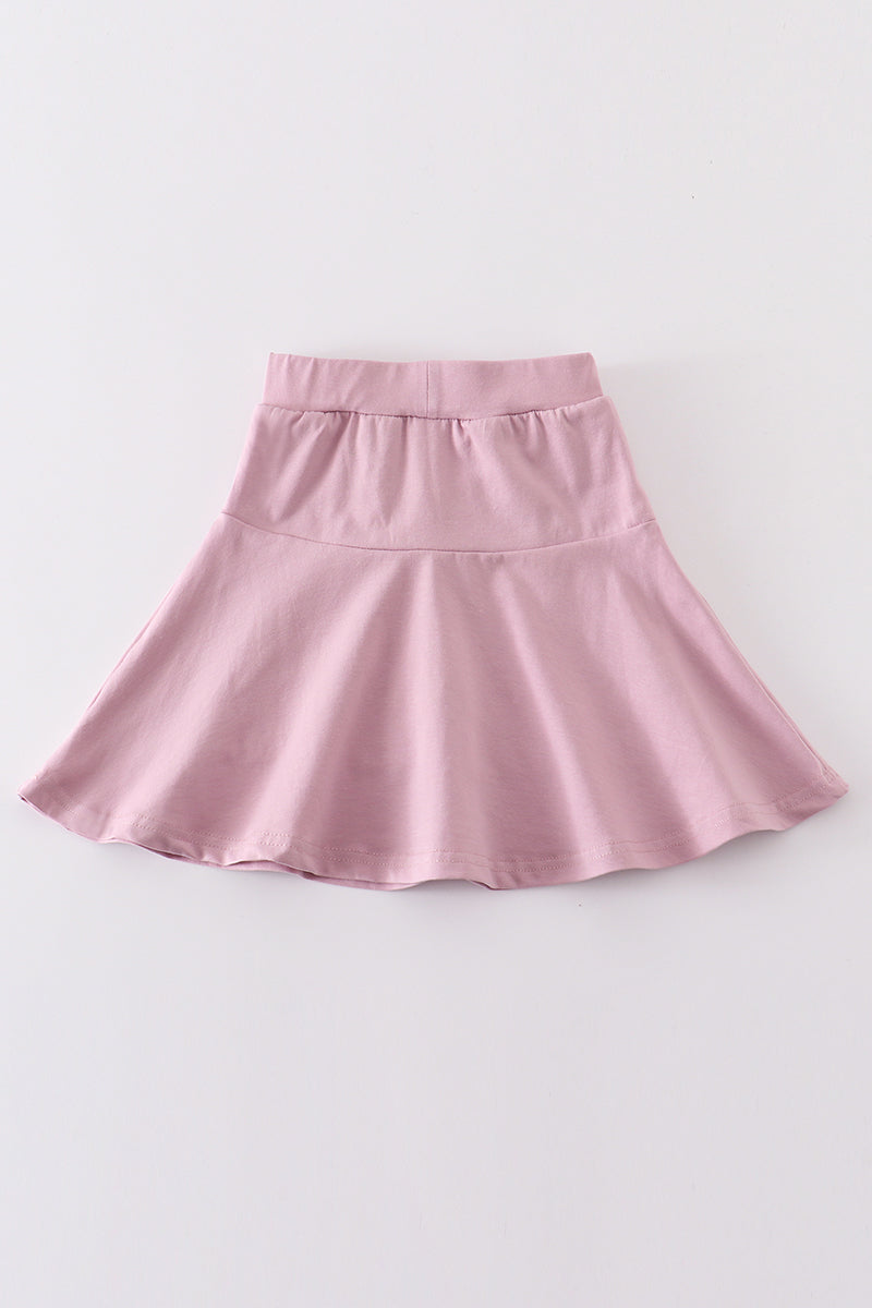 Mauve basic skort